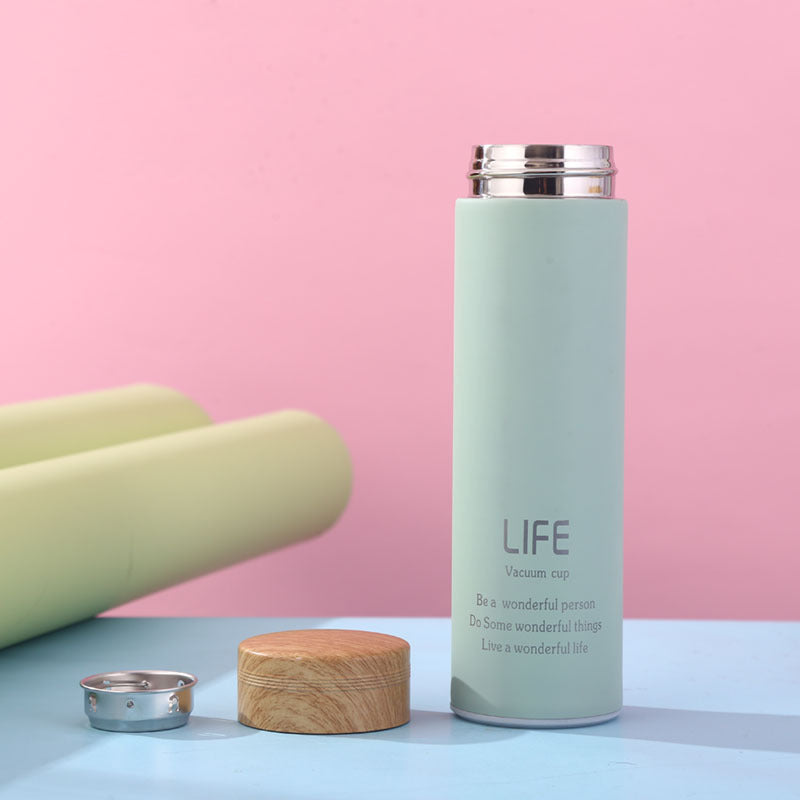 Wood Grain 304 Stainless Steel Insulation Travel Mug