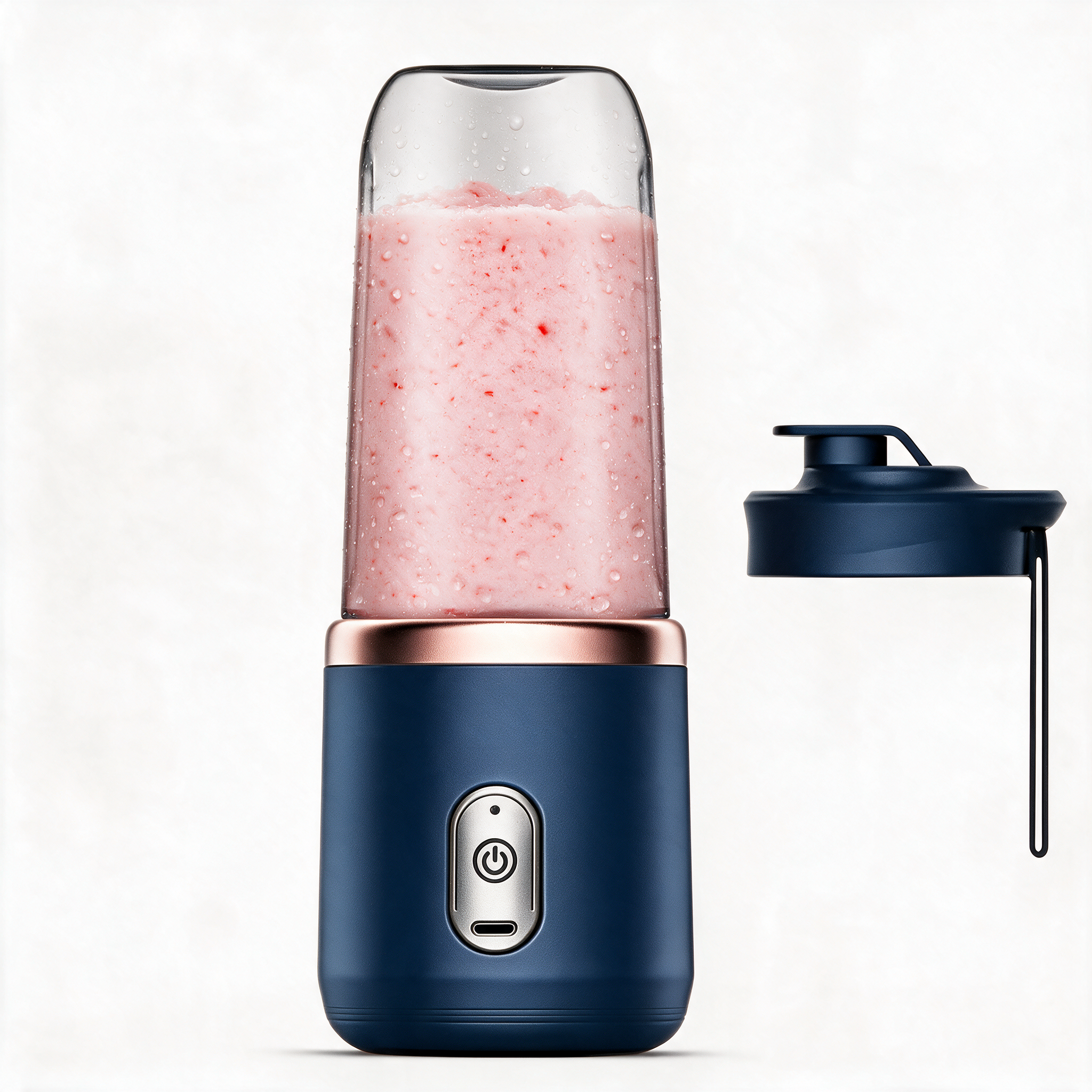 Wunderfill Portable Blender — 6-Blade, USB Rechargeable, Blend Anywhere