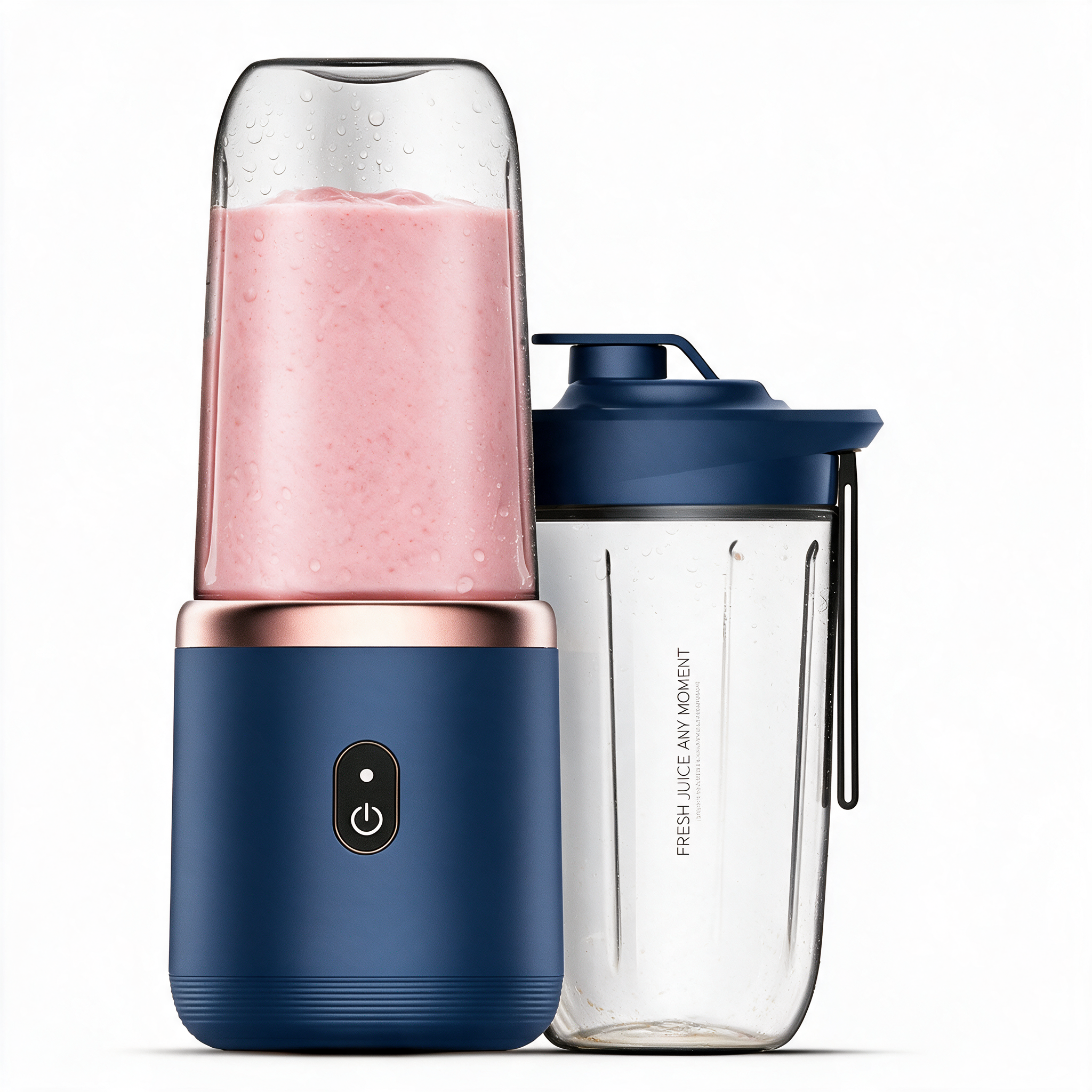 Wunderfill Portable Blender — 6-Blade, USB Rechargeable, Blend Anywhere
